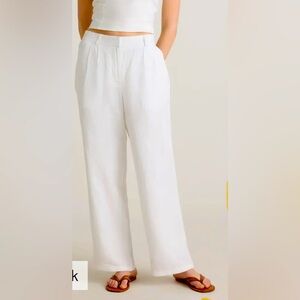 Quince 100% European Linen Pleated Trouser Size 8